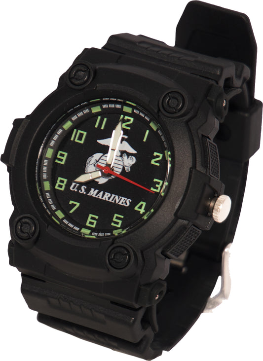 Black - Aquaforce MARINES Combat Watch