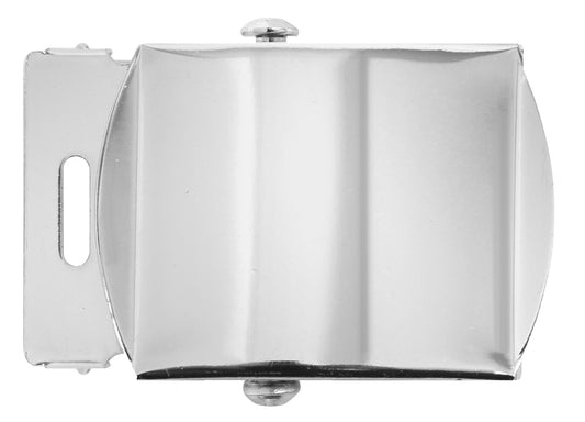 Chrome Plated - Military Web Belt Buckle
