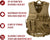 Coyote Brown - MOLLE Compatible Cross Draw Tactical Vest