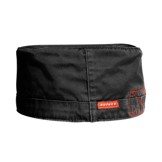 Black Military Vintage Fatigue Cap - Cotton Blend Washed Army Field Hat