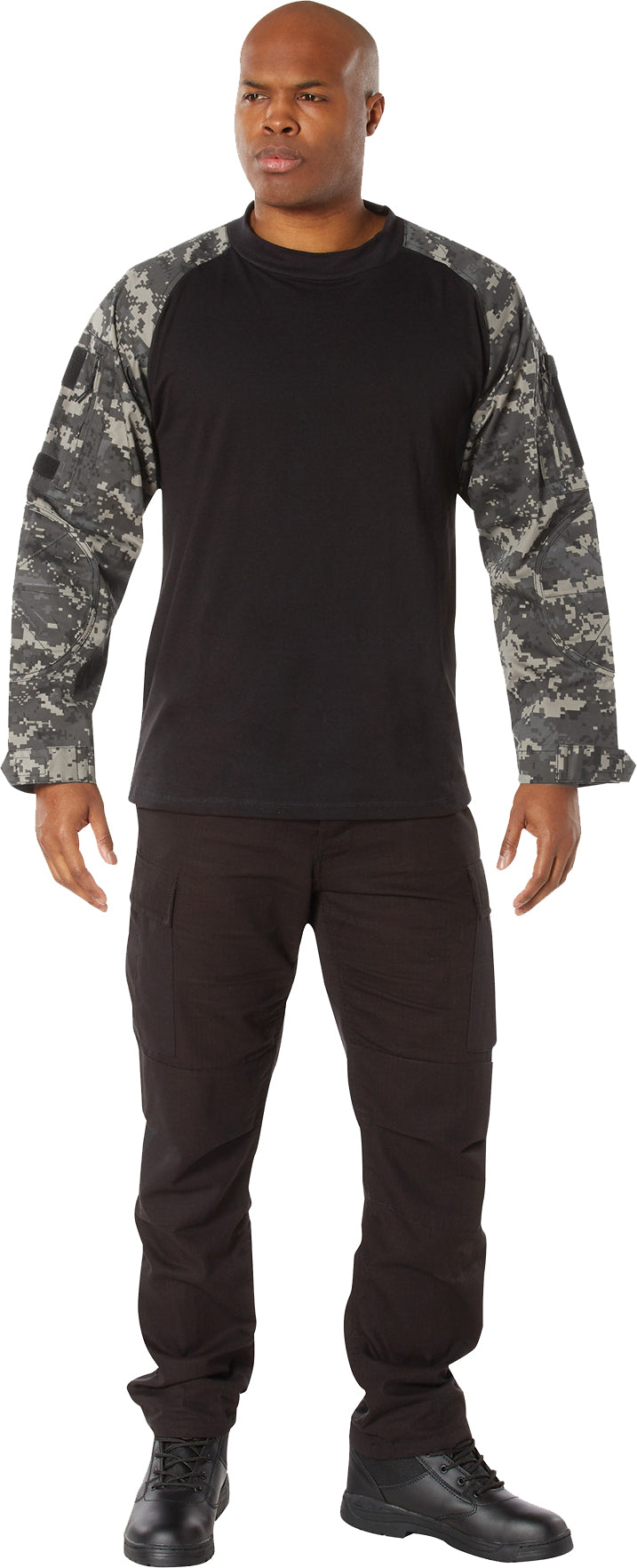 Subdued Urban Digital Camo Tactical Airsoft Combat Shirt