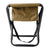 Coyote Brown - Military Deluxe Folding Stool with Pouch