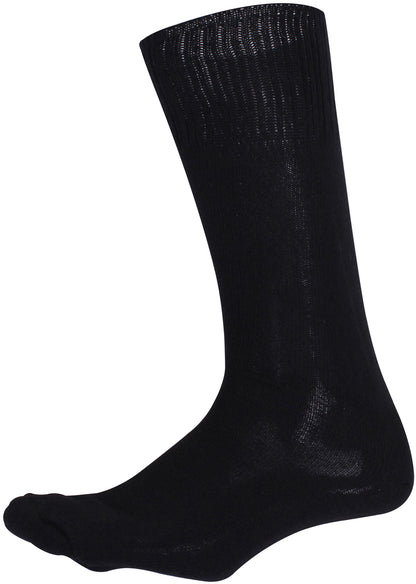 Black - Military GI Cushion Sole Socks Pair - USA Made