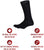 Black - Military GI Cushion Sole Socks Pair - USA Made