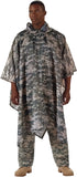 ACU Digital Camouflage - GI Enhanced Military Style Poncho - Polyester Ripstop