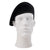 Black GI Style Wool Beret