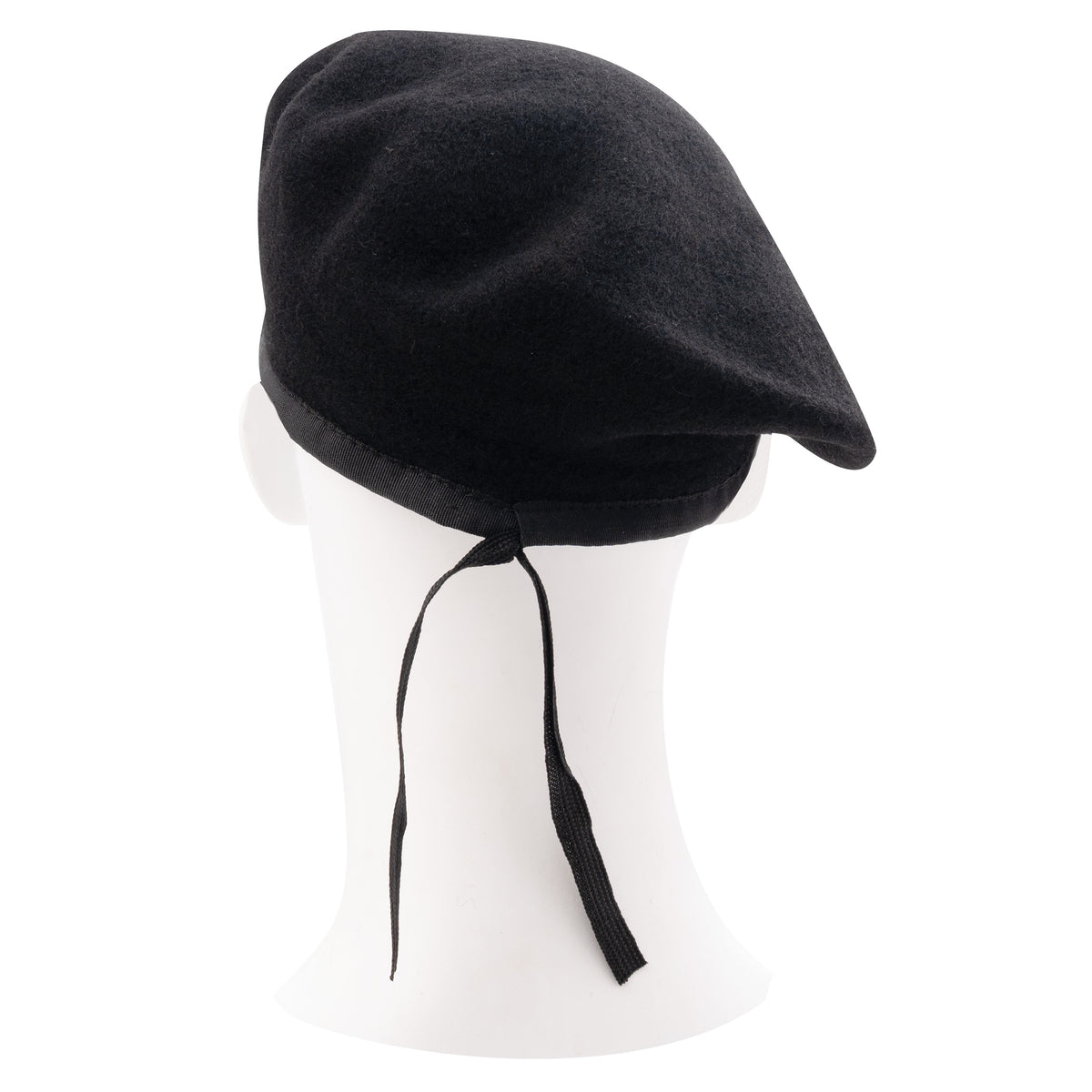 Black GI Style Wool Beret