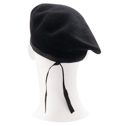 Black GI Style Wool Beret