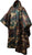 Woodland Camouflage - GI Enhanced Military Style Poncho - Polyester Ripstop