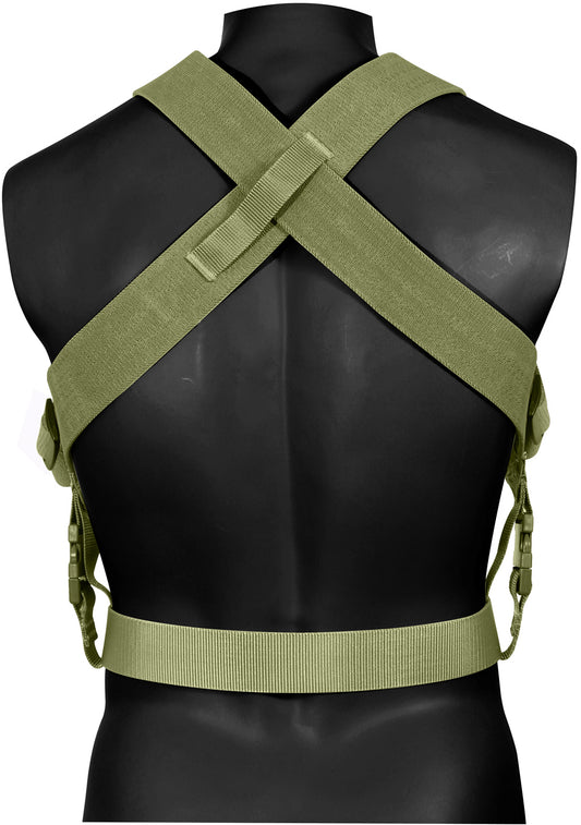 Olive Drab - Military Combat Suspenders