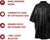 Black - GI Enhanced Military Style Poncho - Polyester Ripstop