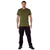 Heavyweight Poly/Cotton Short Sleeve T-Shirt - Olive Drab