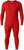 Red Union Suit Original Long Johns Thermal Underwear Men’s One Piece Cotton Blend Warm Base Layer