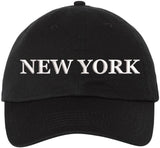 New York Embroidered Dad Hat | NYC Fashion Urban Snapback Adjustable Cap for Men & Women