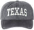 Texas Embroidered Vintage Dad Hat Large Embroidery State Text Name Washed Cotton Cap