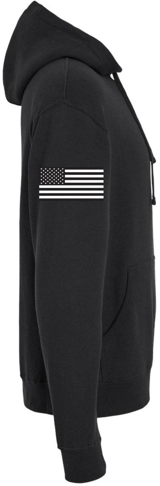 Size Matters Printed Hoodie Shooting Humor Pro Gun Ammo Pullover, Black