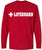 Lifeguard + Long Sleeve T-Shirt Double Sided Printed Unisex Crewneck Duty Guard Pool Watch Shirt
