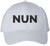 Nun Embroidered Baseball Cap | Sister Holy Women Text Church Christian Structured Hat