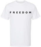 Freedom T-Shirt | Charlie Kirk Conservative Patriotic Tee | Political Faith Unisex Short Sleeve Tee