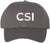 CSI Embroidered Baseball Cap | Crime Scene Investigation Text Hat | Structured Unisex Costume