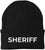 Sheriff Embroidered Beanie Hat USA Army Uniform Police 100% Acrylic Knit Winter Watch Cap