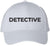 Detective Embroidered Text Baseball Cap | Investigator Agent Structured Hat for Men and Women