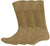 Genuine GI Military Tactical Boot Socks – US Made Wool Blend Cushion Sole Army Moisture-Wicking Combat Socks (3-Pack)
