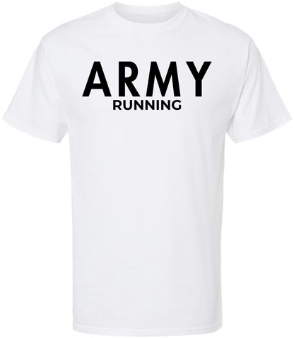Army Running T-Shirt | U.S. Military PT Physical Training Fitness, Jogging & Workout Short Sleeve Tee Shirt