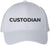 Custodian Embroidered Text Baseball Cap | Cleaning Crew Work Job Maintenance | Structured Hat