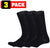 Genuine GI Military Tactical Boot Socks – US Made Wool Blend Cushion Sole Army Moisture-Wicking Combat Socks (3-Pack)