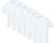 Solid Performance Military Tactical T-Shirts | 100% Polyester Moisture Wicking Crewneck Tee Shirts, 6-Pack