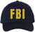 FBI Embroidered Text Baseball Cap | Federal Bureau of Investigation Adjustable Costume Accessory Adult Hat