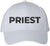 Priest Embroidered Baseball Cap | Text Father Pastor Leader Group Church Trip Structured Cap