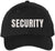 Security Embroidered Baseball Cap | Officer Guard Bouncer Large Text Adjustable Work Hat