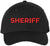 Sheriff Embroidered Baseball Cap | USA Law Enforcement Officers Cops Text | Structured Hat