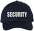 Security Embroidered Baseball Cap | Officer Guard Bouncer Large Text Adjustable Work Hat