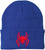 Army Universe Spider Embroidered Beanie Hat | Warm Knit Acrylic Halloween Scary Creepy Crawler Winter Watch Cap