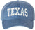 Texas Embroidered Vintage Dad Hat Large Embroidery State Text Name Washed Cotton Cap