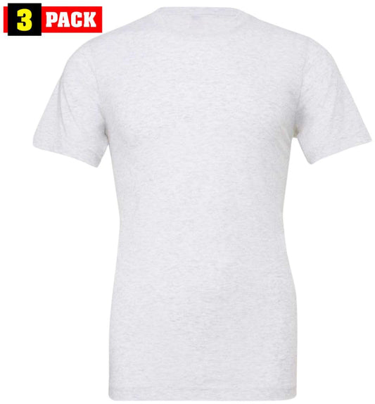 Solid Color Military Style T-Shirts | 100% Cotton Ring Spun Army Color Short Sleeve Crewneck Tee Shirts | 3 Pack