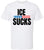 ICE Sucks T Shirt Anti ICE Political Protest Graphic Tee, Funny Activist Short Sleeve Shirt for Men & Women