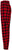 Soft Flannel Joggers Cozy Lounge Sleep Pants 100% Cotton Unisex Buffalo Plaid with Drawstring Closure, Red/Black