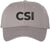 CSI Embroidered Baseball Cap | Crime Scene Investigation Text Hat | Structured Unisex Costume