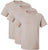 Solid Color Military Style T-Shirts | Poly/Cotton Army Short Sleeve Crewneck Tee Shirts | 3 Pack