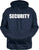 SECURITY Concealed Carry Sweatshirt Pullover DOUBLE SIDED Hoodie for Security Guards & Bouncers