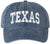 Texas Embroidered Vintage Dad Hat Large Embroidery State Text Name Washed Cotton Cap