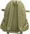 Mini Everyday Solid Canvas Backpack, Compact Book Bag Rugged Washed Cotton & Streamer