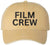 Film Crew Embroidered Dad Hat Washed Cotton Vintage Movie Personnel Adjustable Baseball Hat