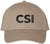 CSI Embroidered Baseball Cap | Crime Scene Investigation Text Hat | Structured Unisex Costume