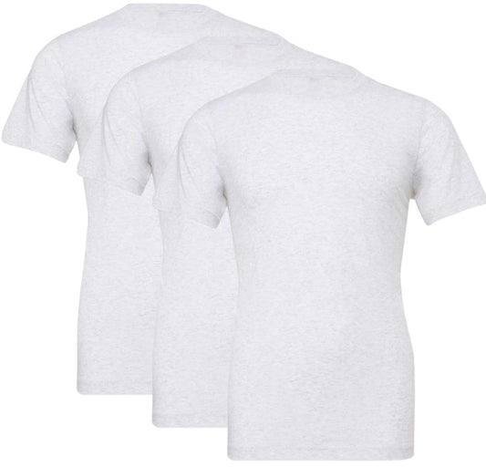 Solid Color Military Style T-Shirts | 100% Cotton Ring Spun Army Color Short Sleeve Crewneck Tee Shirts | 3 Pack