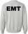 EMT Sweatshirt | Double-Sided Printed Emergency Medical Technician First Responder Crewneck Top